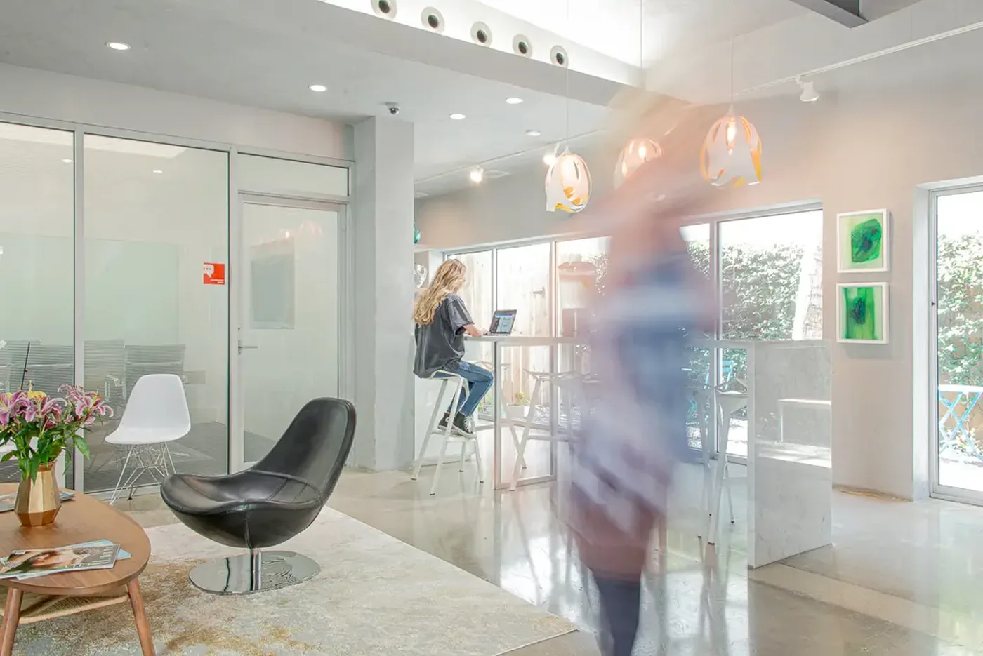 The Village Suites lobby lounge